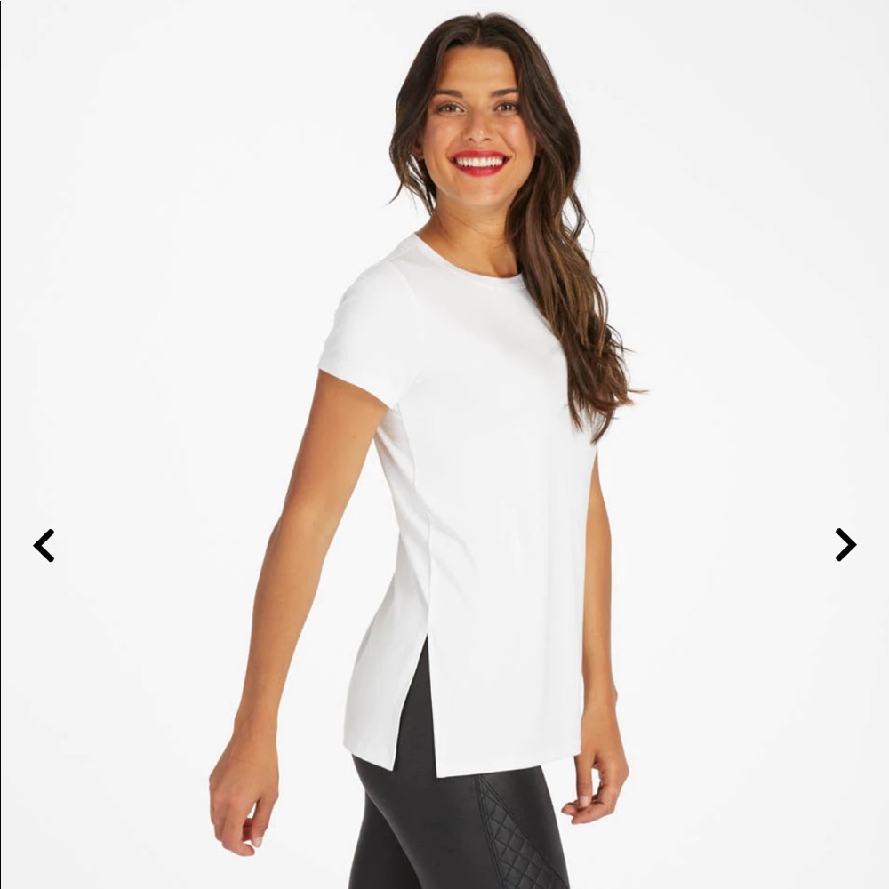 Spanx Perfect Length Tee, Short Sleeve Top